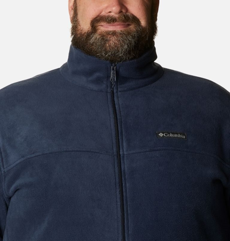 Men's Columbia Steens Mountain 2.0 Full Zip Fleece Jackets Navy | Plus Size CA-L68C5
